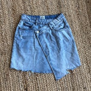 BDG asymmetrical denim skirt